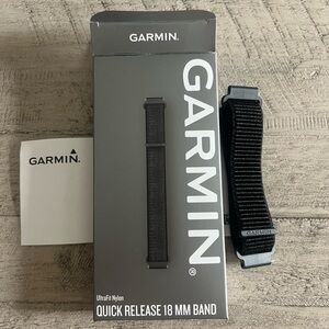 Garmin UltraFit Black Nylon Watch Band